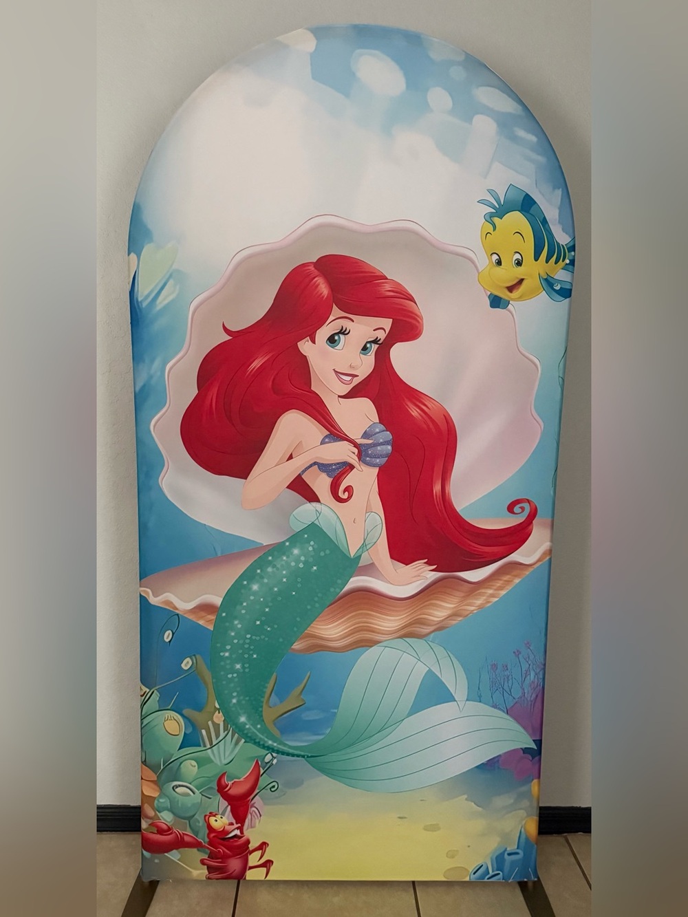 Little Mermaid Ariel Arch Backdrop Cover (READ DESCRIPTION)